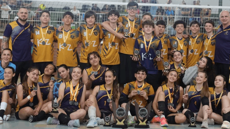 Equipe de Osório vence Liga Litoral Norte de Vôlei