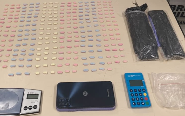 BM apreendeu cerca de 300 porções de entorpecentes