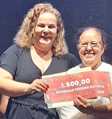 2º - Rosemar Pereira Batista (Rua 21 de abril – Glória): 247 pontos;