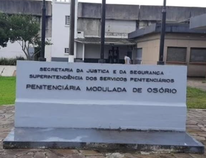 Vistoria no presídio de Osório ocorreu no último dia 17 de março.