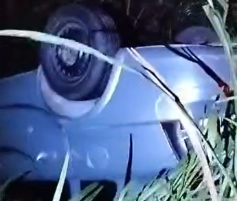 Após furtar automóvel, homem sofreu acidente em trecho da ERS-494.