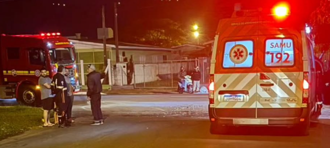 Colisão entre moto e carro ocorreu no bairro Porto Lacustre.