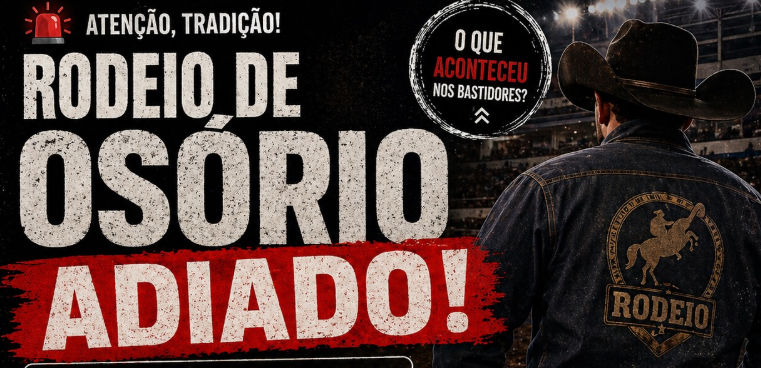 Rodeio de Osório é adiado para julho
