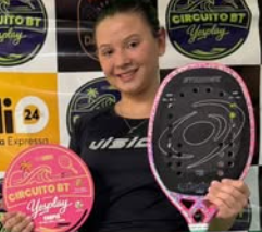 Alice Lima foi campeã da Sub-14 Feminina no Circuito Yesplay.