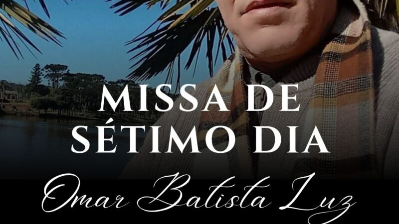 Convite para a Missa de Sétimo Dia