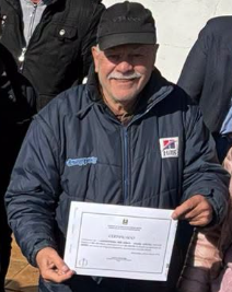 Selo dado a Agroindústria de Ovos foi entregue ao produtor rural Gilberto Firpo Lucas.