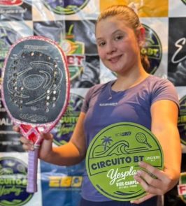 Alice Lima ficou em segundo lugar na Feminina C.
