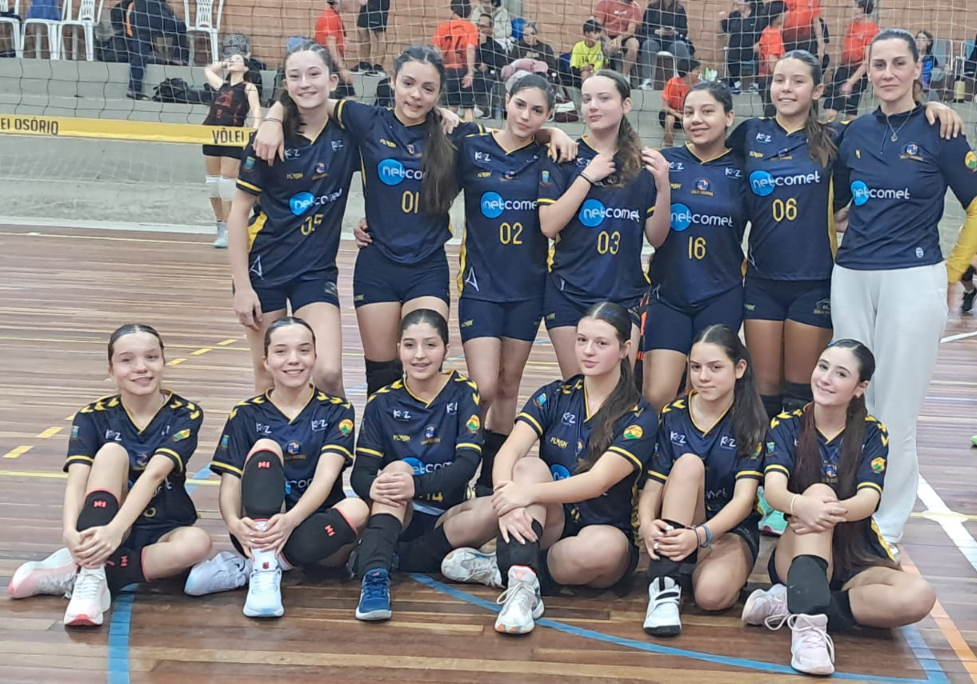 Time B do Infantil Feminino do Vôlei Osório acabou perdendo os três confrontos que realizou.