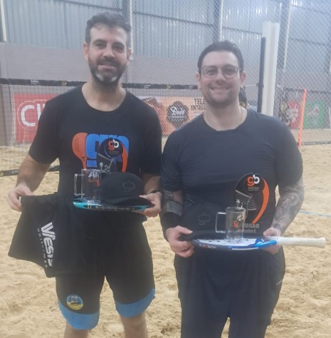 Titio e Witt foram os vice-campeões da Masculina B. (CRÉDITOS: Lucas Rodrigues)
